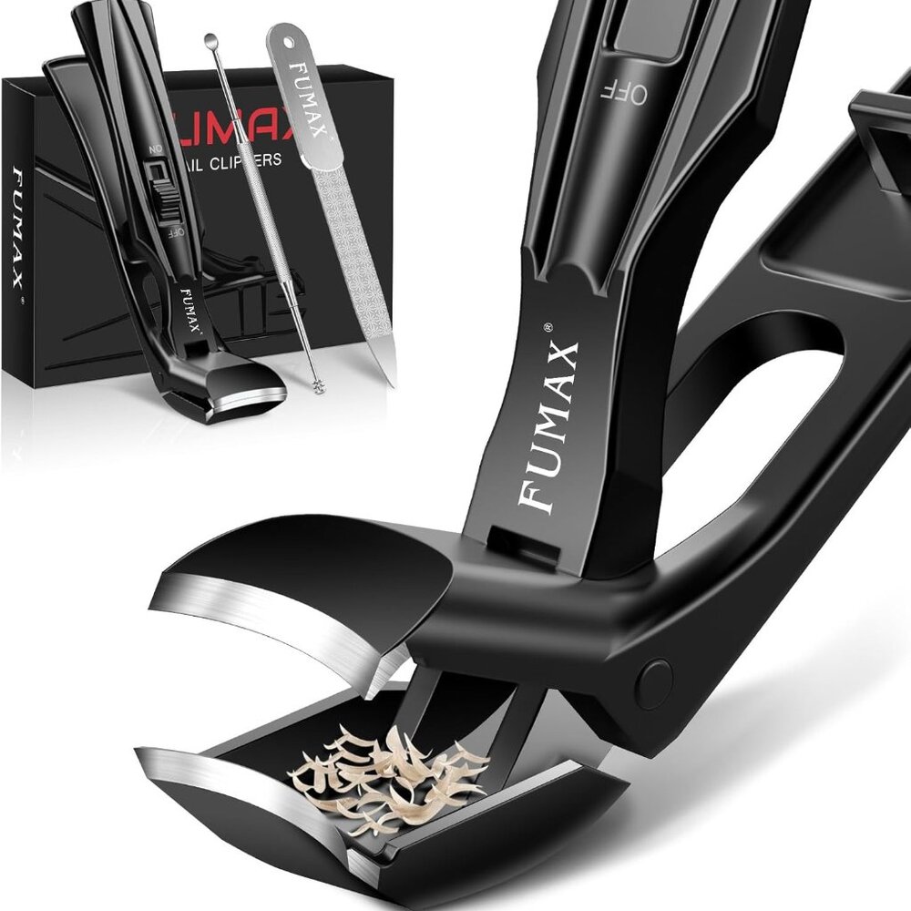 Toenail Clippers for Thick Toenails for Seniors, Large Angled Toe Nail Clippers